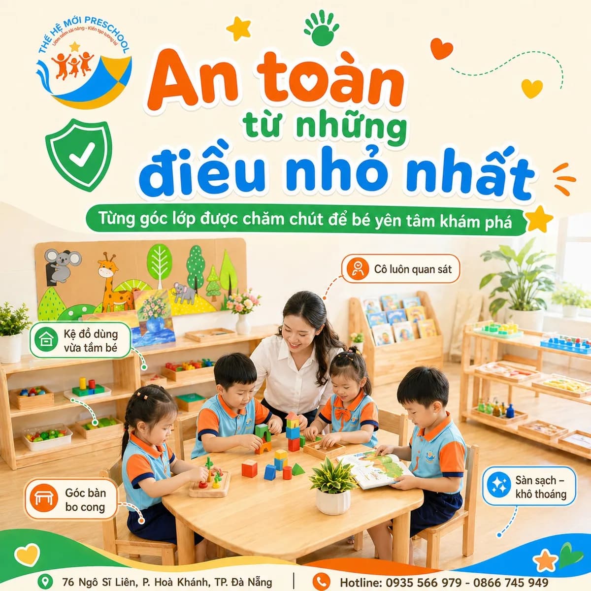 AN TOÀN CỦA BÉ BẮT ĐẦU TỪ NHỮNG ĐIỀU NHỎ NHẤT